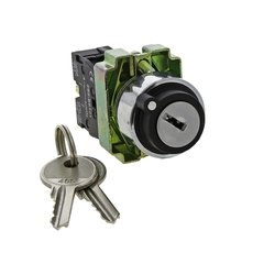 Переключатель BG73 3 полюса с замком возвратный 2NO (xb2-bg73)