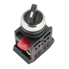 Переключатель АС-22 2P черный NO+NC PROxima