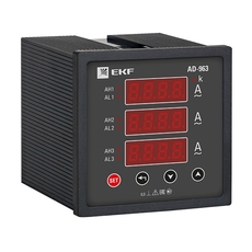 Амперметр AD-963 цифровой на панель 96х96         трехфазный PROxima