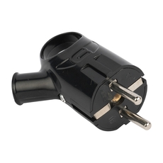 Евровилка с ушком черная 16А (AVK16-30)