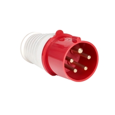 Вилка кабельная 16А 3Р+N+Е IP44 переносная 380В (ps-015-16-380)