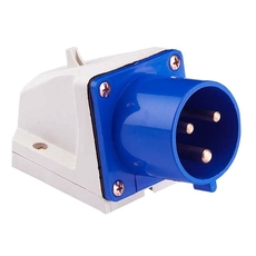 Вилка стационарная 523 2Р+РЕ 32А 220В IP44 PROxima (ps-523-32-220)