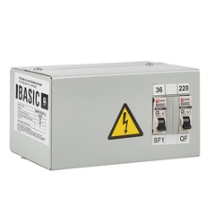 Ящик с понижающим трансформатором ЯТП 0.25кВА 220/36В 2 автомата (yatp0,25-220/36v-2a)