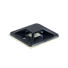 Площадка самоклеящаяся (25х25 мм) черная (100 шт) (plc-25x25-b)