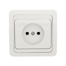 Розетка 1-местная Лондон без заземления 10А керамика белая PROxima (EER10-022-10C)