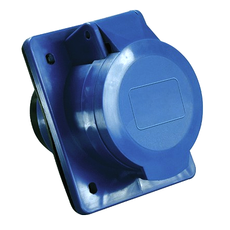 Розетка кабельная 16А 2Р+Е IP44 скрытая 220В 413 (ps-413-16-220)