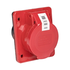 Розетка кабельная 16А 3Р+Е IP44 скрытая 380В 414 (ps-414-16-380)