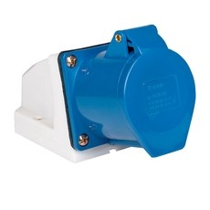 Розетка кабельная 32А 2Р+Е IP44 на поверхность 220В (ps-123-32-220)