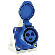 Розетка кабельная 63А 2Р+Е IP67 на поверхность 220В133 (ps-133-63-220)