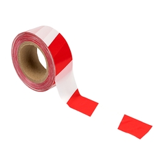 Лента оградительная ЛО Красно-белая 50х100 EKF    Basic (lo-50x100-bas)