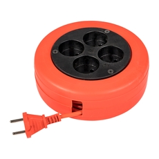 Удлинитель-рулетка 4x5 м без заземления ПВС 2x0.75 10А/2.3кВт PROxima (UBR-6-257-4-5)