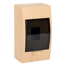 Щит распределительный навесной ЩРН-П- 4 светлое дерево IP41 PROxima (pb40-n-4-light)