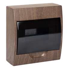 Щит распределительный навесной ЩРН-П- 8 темное дерево IP41 PROxima