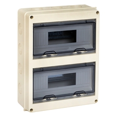 Щит распределительный навесной ЩРн-П-24 IP65 пластиковый 354х272х109 (pb65-n-pg-24)