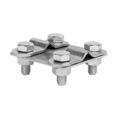 Зажим контрольный прут-прут (пластина 57х57мм) HZ EKF PROxima (lp-55611)