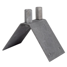 Крепление молниеприёмника D=16 на конёк, угол 60 град. HZ EKF PROxima (lp-04003)