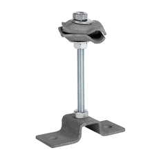 Держатель проводника на гор. и верт. пов., L=80мм, Ni EKF PROxima (lp-35080-ni)