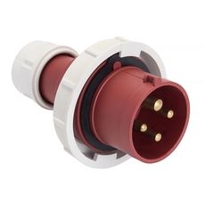 Вилка переносная 0242 3Р+РЕ 32А 380В IP67 (ps-0242-32-380)