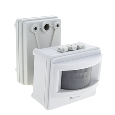 Датчик движения ИК MS-01 белый на прожектор 1200Вт 120гр. до 12м IP44 PROxima