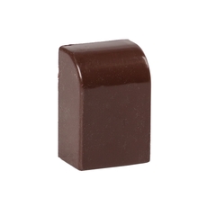 Заглушка (16х16) (4 шт) Plast под темное дерево (ecd-16-16x4)