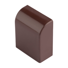 Заглушка (25х16) (4 шт) Plast под темное дерево