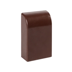 Заглушка (25х25) (4 шт) Plast под темное дерево (ecd-25-25x4)