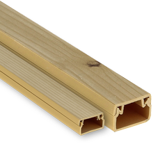 Канал кабельный 16х16 (свет. дерево) EKF-Plast (kk-16-16w)