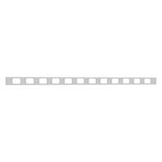 Органайзер кабельный вертикальный для стойки внешний с окнами 49U серия EKF PROxima