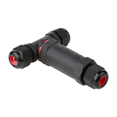 Кабельный коннектор Т-образный (клеммник 3PIN)    IP68 FreeTools (plc-uac-cb3T)