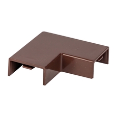 Поворот 90 градусов (20х10) (4 шт) Plast под темное дерево (abd-20-10x4)