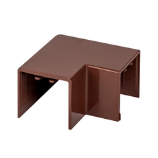 Поворот 90 градусов (25х25) (4 шт) Plast под темное дерево (abd-25-25x4)