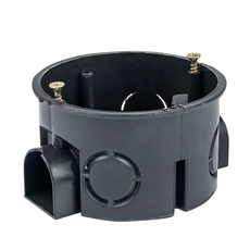 Коробка установочная приборная КМТ-010-044 со стыковочными узлами и саморезами для твердых стен (71х42) розничный стикер EKF PROxima (plc-kmt-010-044-r)