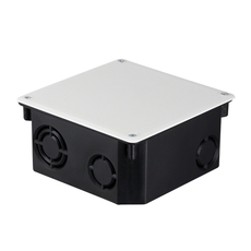 Коробка распаячная с крышкой КМТ-010-006 для твердых стен 110х110х50 полипропилен синяя/белая винты IP20 PROxima (plc-kmt-010-006)