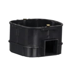 Коробка установочная КМТ-010-003 для твердых стен усиленная 60х60х43 полипропилен черная винты IP20 PROxima (plc-kmt-010-003)