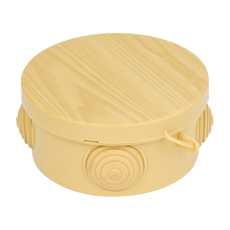 Коробка распаячная КМР-040-039 с крышкой (93х43) 4 мембранных ввода светлое дерево IP54 EKF PROxima (plc-kmr-040-039-s)