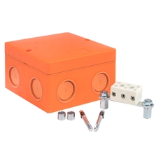 Коробка распаячная огнестойкая (101х101х62) 3 клеммные колодки/1,5-10мм?/8 мв IP66 EKF PROxima (plc-kmrf-101-310)