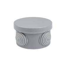 Коробка распаячная КМР-040-038 с крышкой наружная (65х40) 4 мембранных ввода IP54 розничный стикер EKF PROxima (plc-kmr-040-038-r)