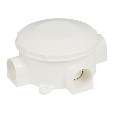 Коробка распаячная КМР-040-040 трехрожковая белая (70х35) PROxima