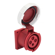 Розетка стационарная внутренняя 3242 3Р+РЕ 32А 380В IP67 PROxima (ps-3242-32-380)