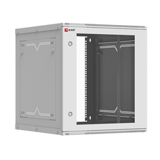 Шкаф телекоммуникационный настенный разборный 12U (600х650) дверь стекло, Astra A серия EKF Basic