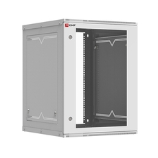 Шкаф телекоммуникационный настенный разборный 15U (600х650) дверь стекло, Astra A серия EKF Basic
