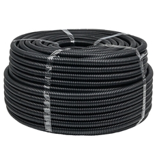 Труба гофрированная FPHF с зондом d63мм (15м.) черная Plast PROxima