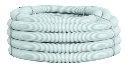 Труба гофр.ПВХ Plast с зондом d63мм (15м) EKF