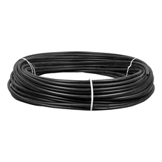 Труба гладкая жесткая ПНД черная d16мм (100м) PROxima (tpndg-16)