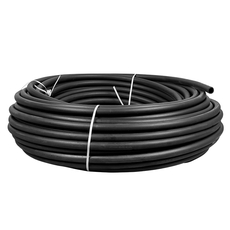 Труба гладкая жесткая ПНД черная d32мм (100м) PROxima (tpndg-32)