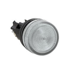 Лампа сигнальная ENS-22 белая с подсветкой 380В