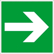 Знак Направляющая стрелка 200х200мм EKF PROximа