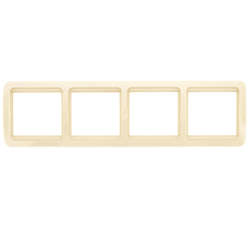 Лондон Рамка четырехместная горизонтальная бежевая