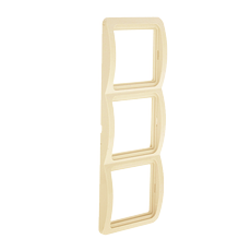 Лондон Рамка 3 поста вертикальная бежевая