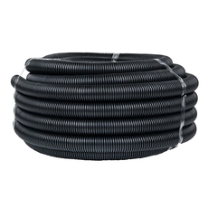 Труба гофрированная FPHF с зондом d40мм (25м.)черная Plast PROxima